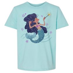 Awayalife Big Girls Magic Mermaid Short Sleeve T-Shirt