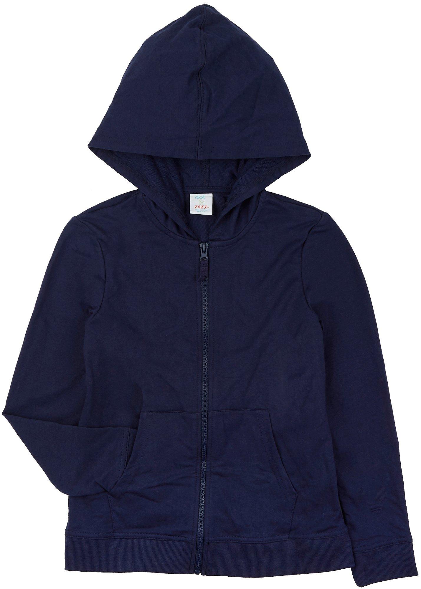 Little Boys Solid French Terry Zipper Hoodie