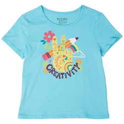 Dot & Zazz Big Girls Creativity Short Sleeve T-Shirt