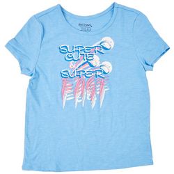 DOT & ZAZZ Big Girls Super Cute Baseball T-Shirt