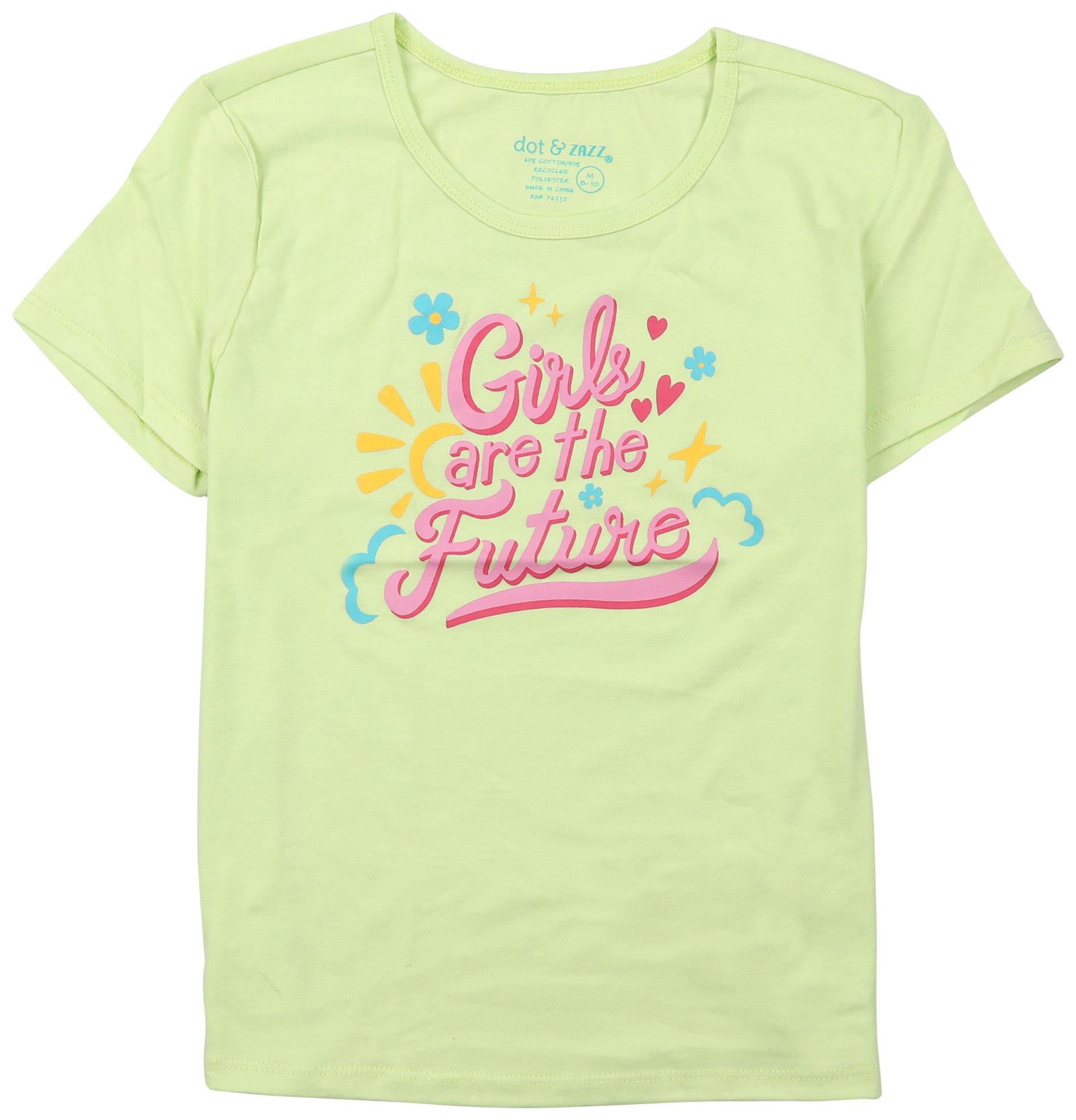 Dot & Zazz Big Girls Girl's Future Short Sleeve Tee