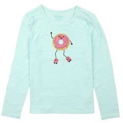 Dot & Zazz Big Girls Roller Donut Long Sleeve T-Shirt