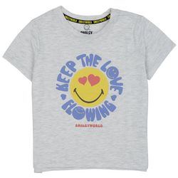 Smiley World Little Girls Keep The Love Screen T-shirt