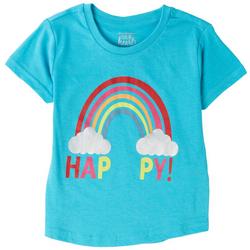 Little Girls Happy Rainbow T-Shirt