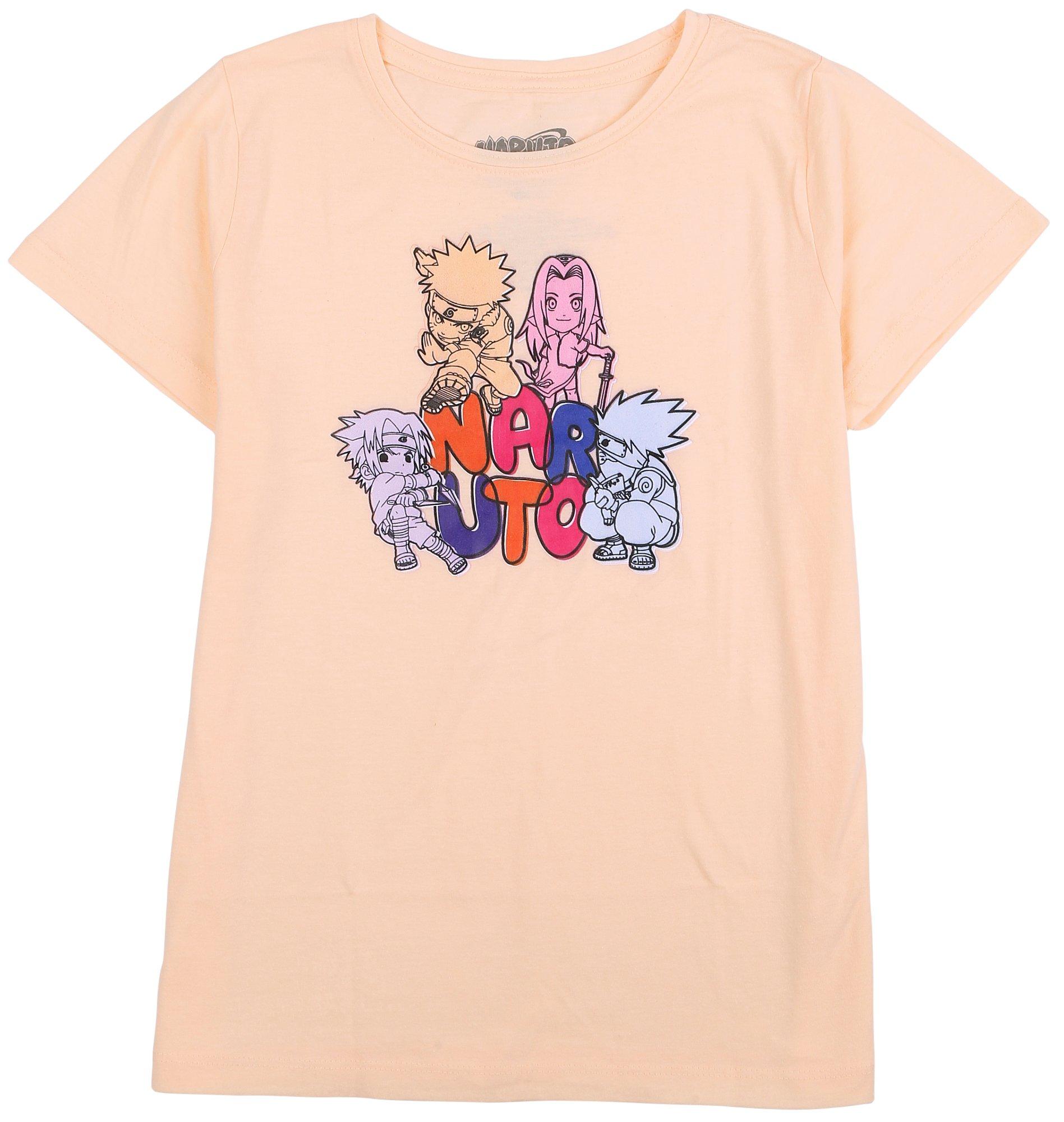 Big Girls Naruto & Friend Short Sleeve T-Shirt