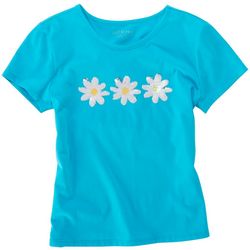Dot & Zazz Little Girls Daisy Sequin T-Shirt