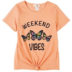 Pinc Big Girls Weekend Vibes Butterfly Top