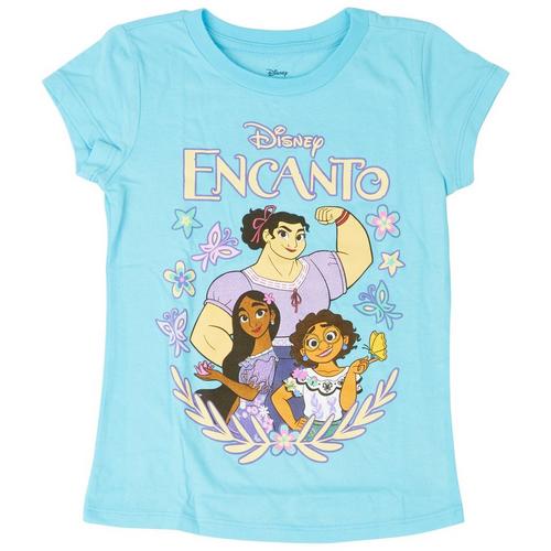 Encanto Little Girls Trio Cuteness Short Sleeve T-Shirt