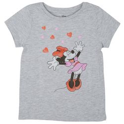 Minnie Mouse Little Girls Minnie Hearts T-Shirt