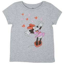 Little Girls Minnie Hearts T-Shirt