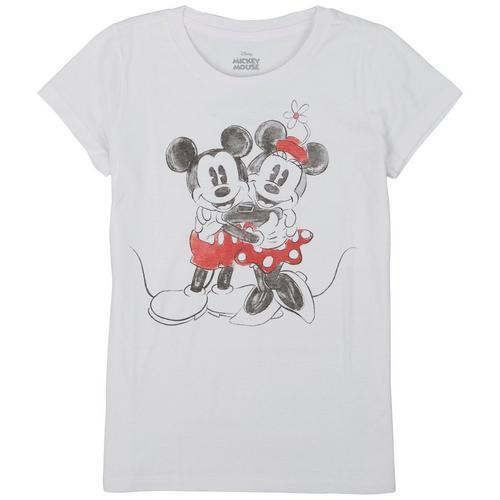 Disney Big Girls Mickey & Minnie Mouse Short