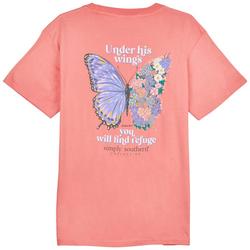 Big Girls Wing Butterfly Short Sleeve Tee