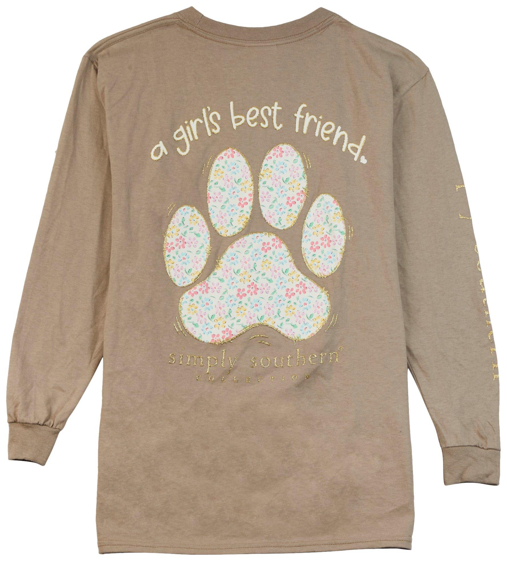 Simply Southern Big Girls Best Friend  Long Sleeve T-Shirt
