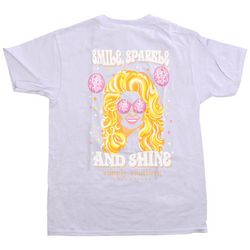 Big Girls Smile Sparkle Short Sleeve T-Shirt