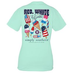 Simply Southern Big Girls Americana Ice Cream T-Shirt
