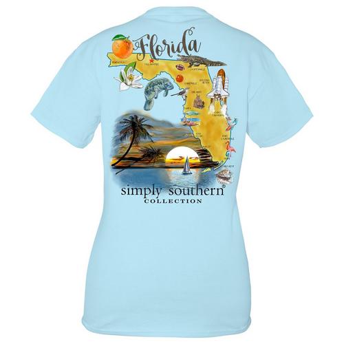 Simply Southern Big Girls Florida Icon T-Shirt