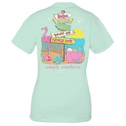 Simply Southern Big Girls You're On Beach Time T-Shirt