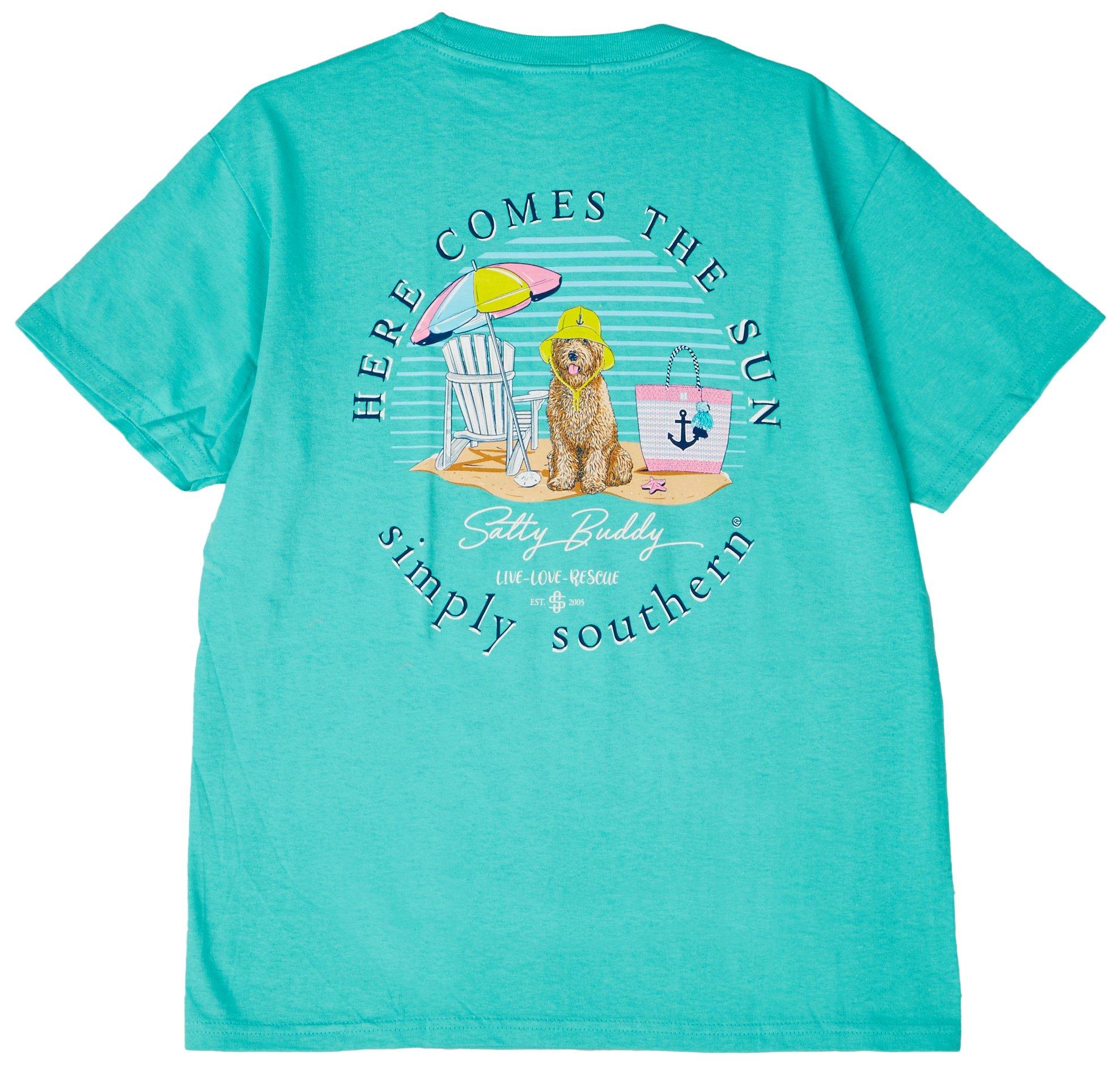 Big Girls Here Comes The Sun Dog T-Shirt