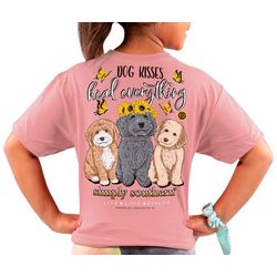 Simply Southern Big Girls Dog Kisses T-Shirt