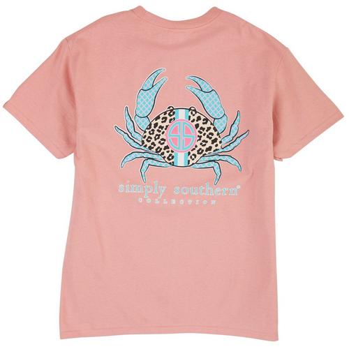 Simply Southern Big Girls Save Crab T-Shirt