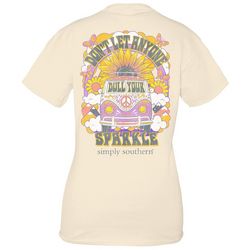 Simply Southern Big Girls Sparkle Bus T-Shirt