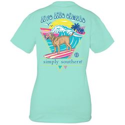 Simply Southern Big Girls Surf Dog T-Shirt
