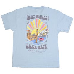 Big Girls Heat Waves Lake Short Sleeve T-Shirt