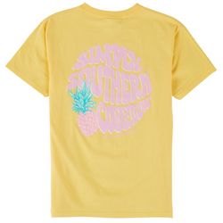 Simply Southern Big Girls Pineapple Screen Logo T-Shirt