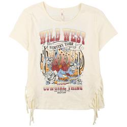 Big Girls Wild West Fringe Short Sleeve T-shirt
