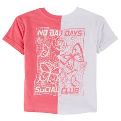 Runway Girl Little Girls No Bad Days Social Club T-Shirt