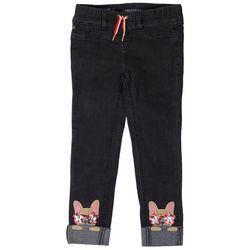 Vigoss Little Girls Dog Cuff Skinny Denim Jeans