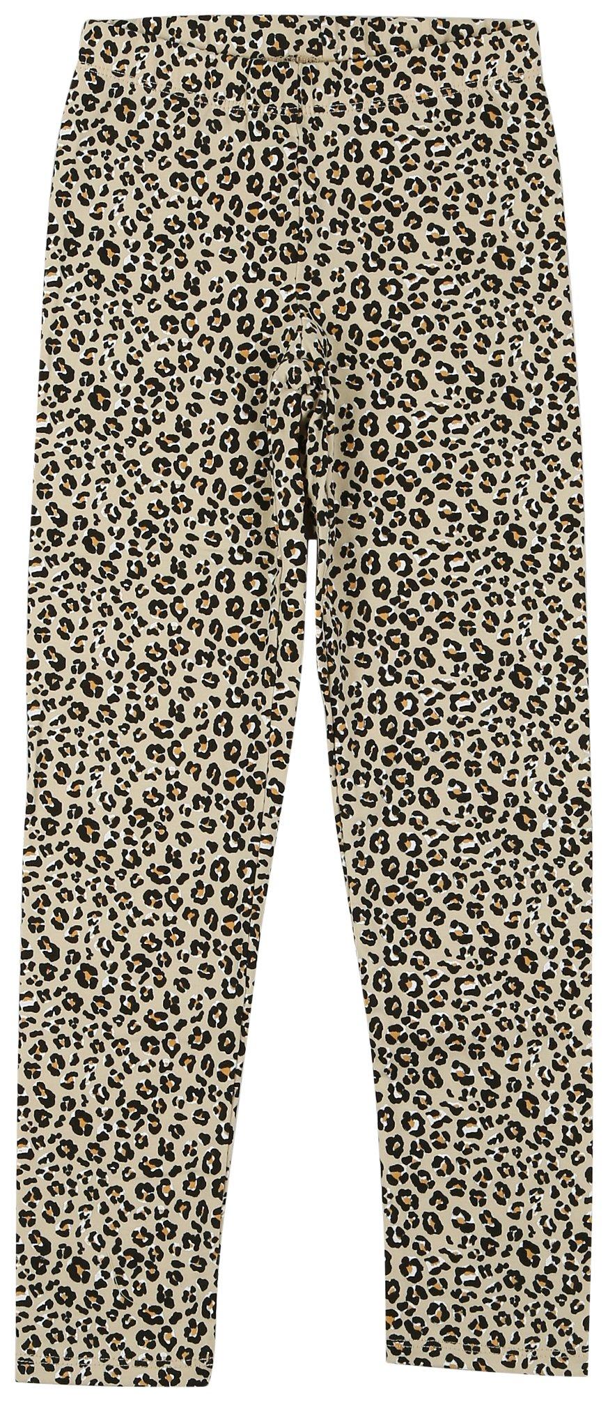 DOT & ZAZZ Little Girls Leopard Print Leggings
