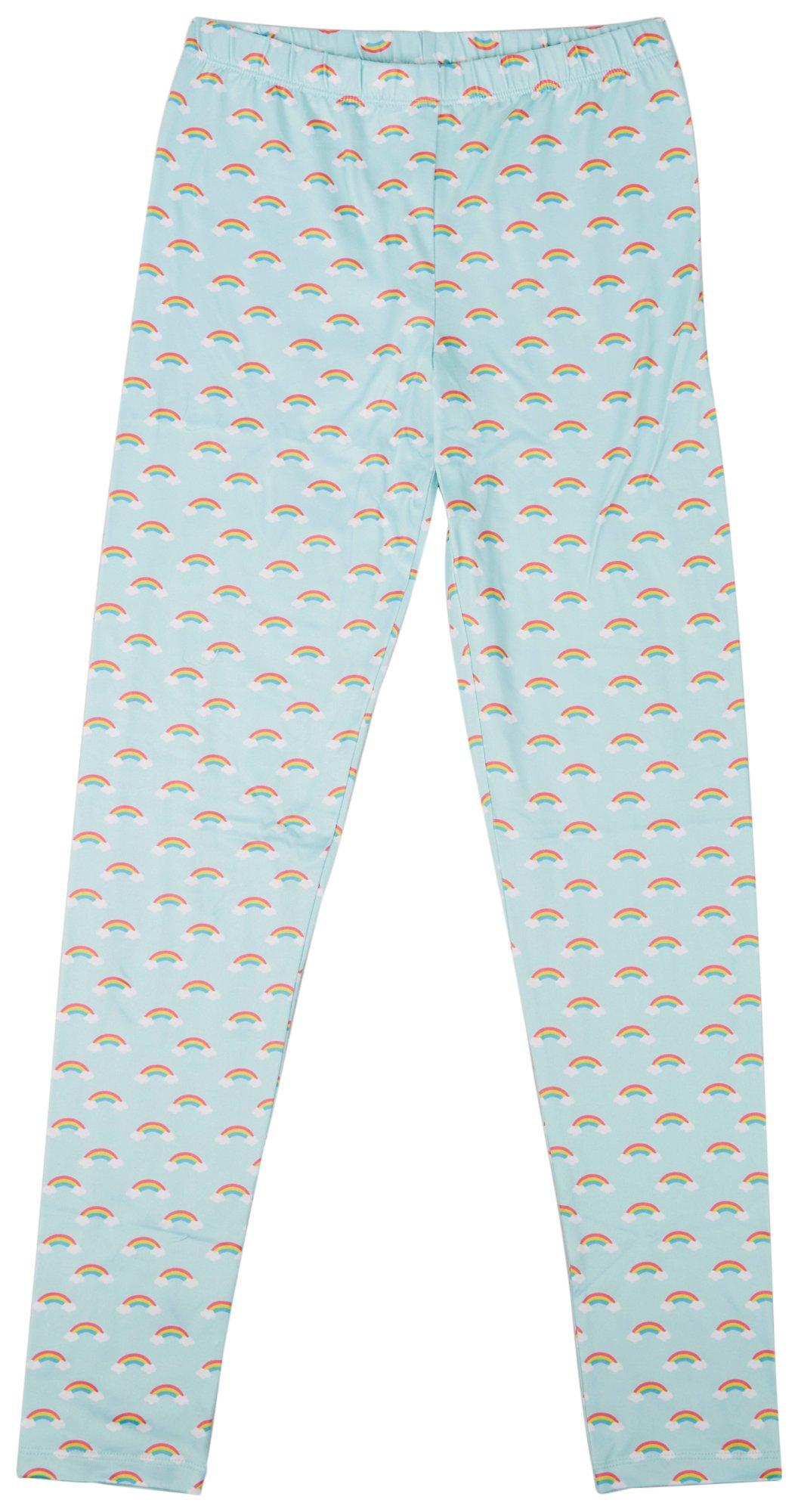 Dot & Zazz Big Girls Rainbow Print Stretch Leggings