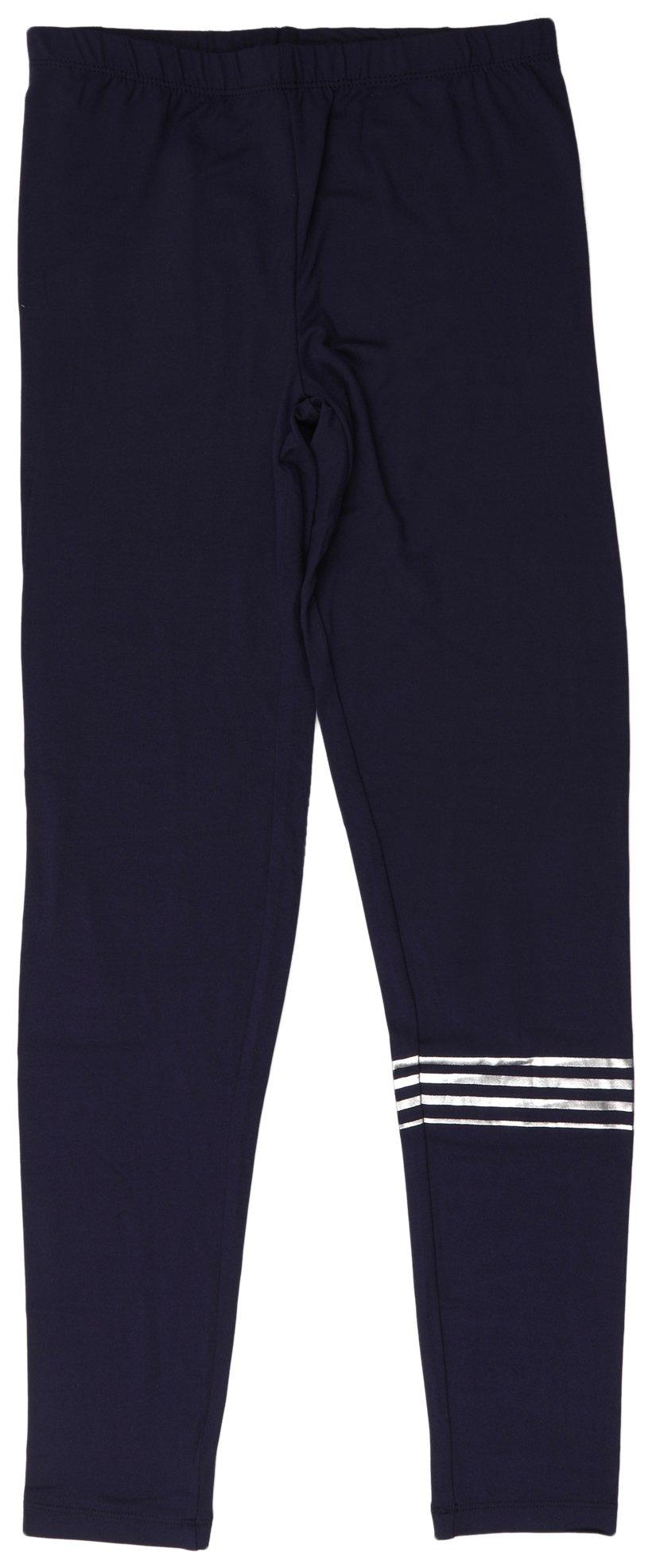 Dot & Zazz Big Girls Solid Stretch Stripe Yummy Leggings