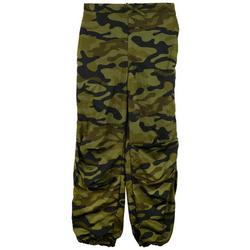 Big Girls Camo Woven Wind Breaker Ruched Pant