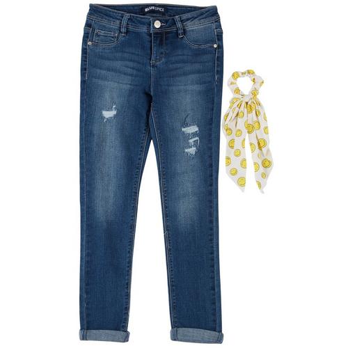 Blue Spice Little Girls Skinny Denim Jeans &