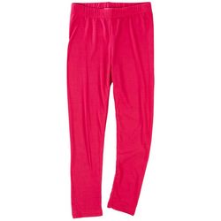 Freestyle Big Girls Pink New Solid Leggings