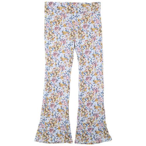 Big Girls Printed Floral Pocket Free Pants