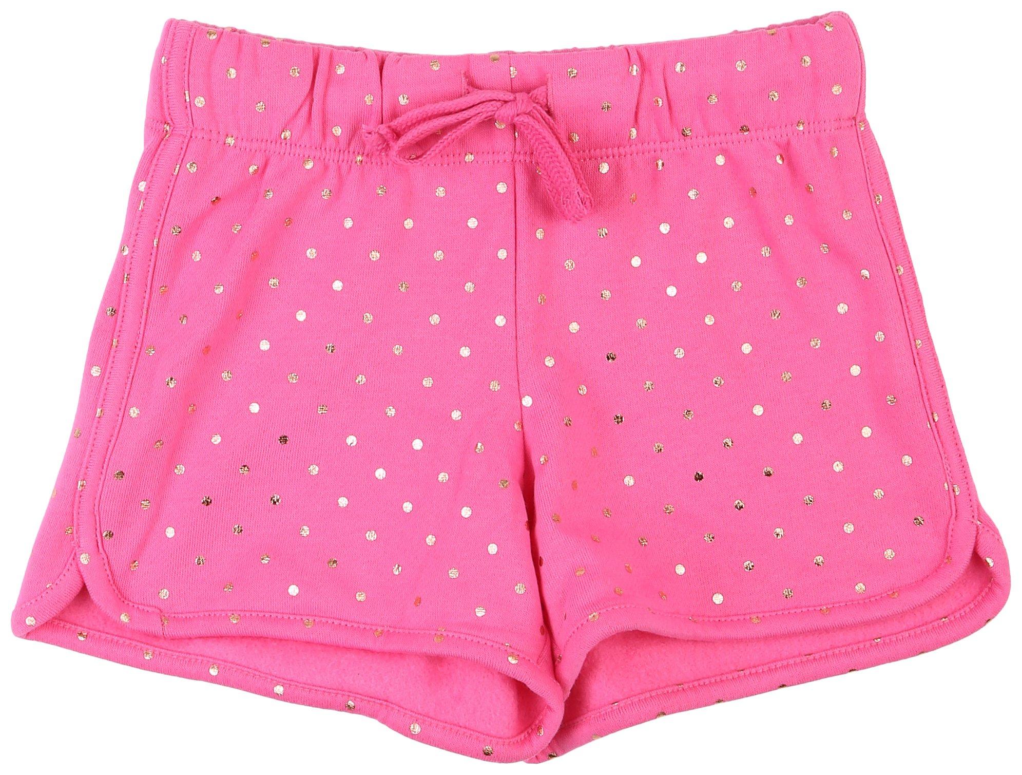 Little Girls Drawstring French Terry Shorts