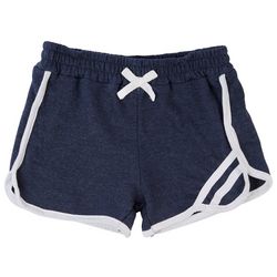 Limited Too Little Girls Heathered Front Stripe Shorts