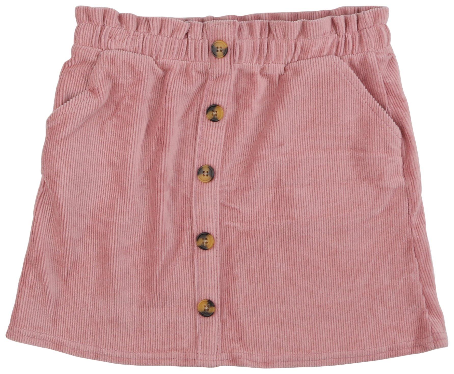 Wurl Womens 13.5 in. Corduroy Skirt