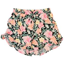 Big Girls Floral Woven Shorts