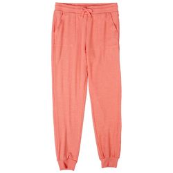 Kidtopia Big Girls Solid Pull-On Draw String Joggers
