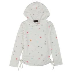 Kids Can't Miss Big Girls Star Screen Side Ruched Hoody