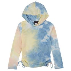Kids Can't Miss Big Girls Tie Dye Side Ruched Hoody