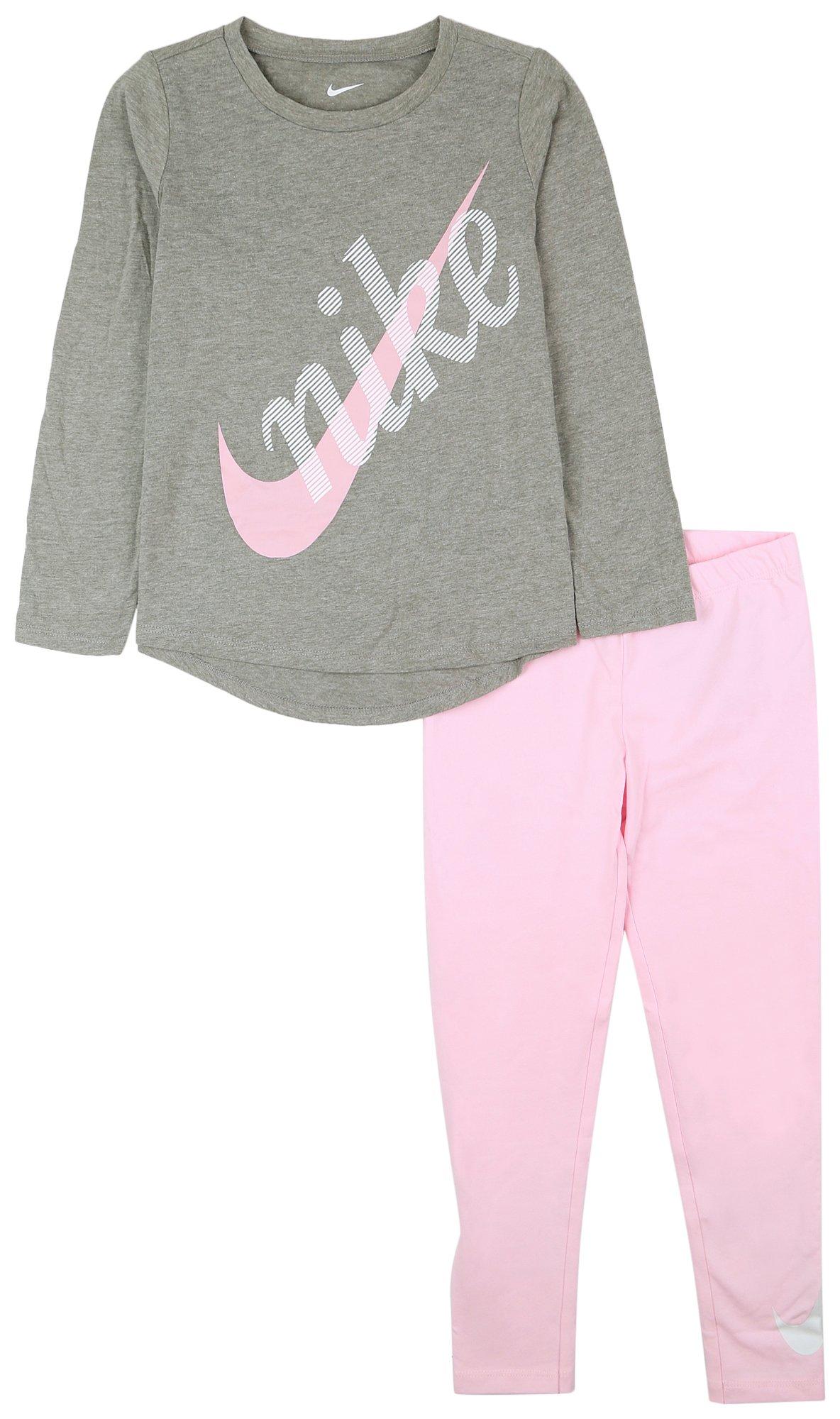 Nike / Girls' Mini Me Crew and Leggings Set