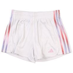 Big Girls Solid Ombre Striped Althetic Shorts