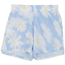 Big Girls Beach Flowers Mesh Shorts