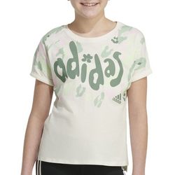 Adidas Big Girls Dolman Leo T-Shirt