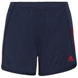Adidas Big Girls 3-Stripe Solid Shorts